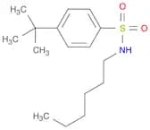 Benzenesulfonamide, 4-(1,1-dimethylethyl)-N-hexyl-
