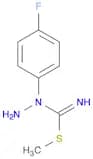 Hydrazinecarboximidothioic acid, 1-(4-fluorophenyl)-, methyl ester
