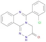 2H-[1,2,4]Triazino[4,3-c]quinazolin-3(4H)-one, 6-(2-chlorophenyl)-