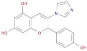2H-1-Benzopyran-5,7-diol, 2-(4-hydroxyphenyl)-3-(1H-imidazol-1-yl)-