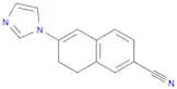 2-Naphthalenecarbonitrile, 7,8-dihydro-6-(1H-imidazol-1-yl)-