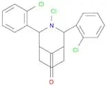 3-Azabicyclo[3.3.1]nonan-9-one, 3-chloro-2,4-bis(2-chlorophenyl)-
