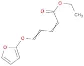 2,4-Pentadienoic acid, 5-(2-furanyloxy)-, ethyl ester