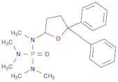 Phosphoric triamide, pentamethyl(tetrahydro-5,5-diphenyl-2-furanyl)-