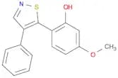 Phenol, 5-methoxy-2-(4-phenyl-5-isothiazolyl)-