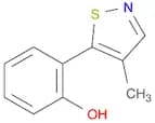 Phenol, 2-(4-methyl-5-isothiazolyl)-
