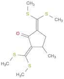 Cyclopentanone, 2,5-bis[bis(methylthio)methylene]-3-methyl-
