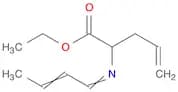 4-Pentenoic acid, 2-(2-butenylideneamino)-, ethyl ester