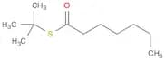 Heptanethioic acid, S-(1,1-dimethylethyl) ester