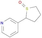 Pyridine, 3-(tetrahydro-1-oxido-2-thienyl)-