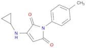 1H-Pyrrole-2,5-dione, 3-(cyclopropylamino)-1-(4-methylphenyl)-