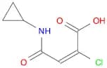 2-Butenoic acid, 2-chloro-4-(cyclopropylamino)-4-oxo-, (E)-