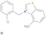 Benzothiazolium, 3-[(2-chlorophenyl)methyl]-4-methyl-, bromide