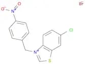 Benzothiazolium, 6-chloro-3-[(4-nitrophenyl)methyl]-, bromide