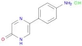 2(1H)-Pyrazinone, 5-(4-aminophenyl)-, hydrochloride