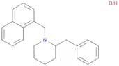 Piperidine, 1-(1-naphthalenylmethyl)-2-(phenylmethyl)-, hydrobromide