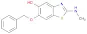 5-Benzothiazolol, 2-(methylamino)-6-(phenylmethoxy)-