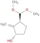 Cyclopentanol, 3-(dimethoxymethyl)-2-methylene-, trans-
