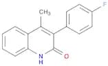 2(1H)-Quinolinone, 3-(4-fluorophenyl)-4-methyl-