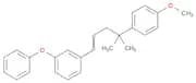 Benzene, 1-[4-(4-methoxyphenyl)-4-methyl-1-pentenyl]-3-phenoxy-