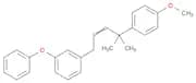 Benzene, 1-[4-(4-methoxyphenyl)-4-methyl-2-pentenyl]-3-phenoxy-