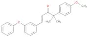 1-Penten-3-one, 4-(4-methoxyphenyl)-4-methyl-1-(3-phenoxyphenyl)-