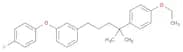 Benzene, 1-[4-(4-ethoxyphenyl)-4-methylpentyl]-3-(4-fluorophenoxy)-