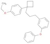 Benzene, 1-[3-[1-(4-ethoxyphenyl)cyclobutyl]propyl]-3-phenoxy-