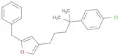 Furan, 4-[4-(4-chlorophenyl)-4-methylpentyl]-2-(phenylmethyl)-