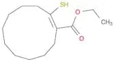 1-Cycloundecene-1-carboxylic acid, 2-mercapto-, ethyl ester, (Z)-