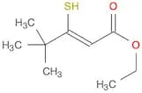 2-Pentenoic acid, 3-mercapto-4,4-dimethyl-, ethyl ester, (Z)-