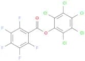 Benzoic acid, pentafluoro-, pentachlorophenyl ester