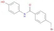 Benzamide, 4-(bromomethyl)-N-(4-hydroxyphenyl)-