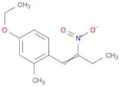 Benzene, 4-ethoxy-2-methyl-1-(2-nitro-1-butenyl)-