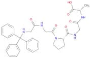 L-Alanine, N-[N-[1-[N-[N-(triphenylmethyl)glycyl]glycyl]-L-prolyl]glycyl]-