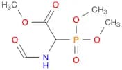 Acetic acid, (dimethoxyphosphinyl)(formylamino)-, methyl ester