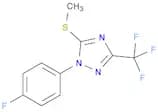 1H-1,2,4-Triazole, 1-(4-fluorophenyl)-5-(methylthio)-3-(trifluoromethyl)-