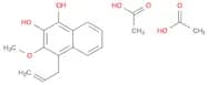 1,2-Naphthalenediol, 3-methoxy-4-(2-propenyl)-, diacetate