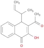 1(4H)-Naphthalenone, 3-acetyl-2-hydroxy-4-(1-methyl-2-propenyl)-