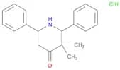 4-Piperidinone, 3,3-dimethyl-2,6-diphenyl-, hydrochloride