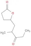 2(3H)-Furanone, dihydro-5-(2-methyl-3-oxopentyl)-