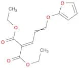 Propanedioic acid, [3-(2-furanyloxy)-2-propenylidene]-, diethyl ester