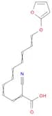 2,4,6,8,10-Undecapentaenoic acid, 2-cyano-11-(2-furanyloxy)-