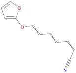 2,4,6-Heptatrienenitrile, 7-(2-furanyloxy)-
