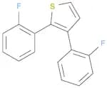 Thiophene, 2,3-bis(2-fluorophenyl)-