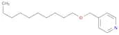 Pyridine, 4-[(decyloxy)methyl]-
