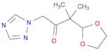 2-Butanone, 3-(1,3-dioxolan-2-yl)-3-methyl-1-(1H-1,2,4-triazol-1-yl)-