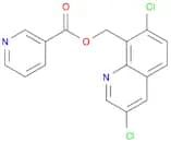 3-Pyridinecarboxylic acid, (3,7-dichloro-8-quinolinyl)methyl ester