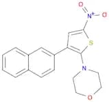 Morpholine, 4-[3-(2-naphthalenyl)-5-nitro-2-thienyl]-