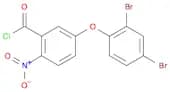Benzoyl chloride, 5-(2,4-dibromophenoxy)-2-nitro-